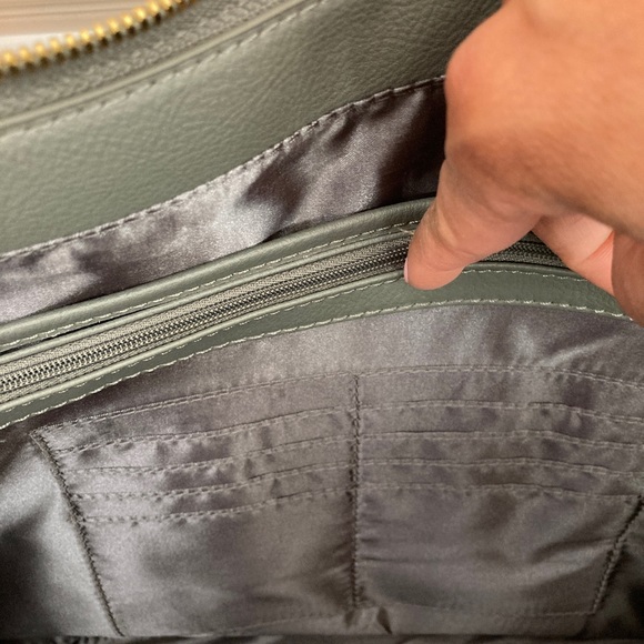 Joy and Iman Gray Purse or travel tote like new never used - Picture 11 of 17